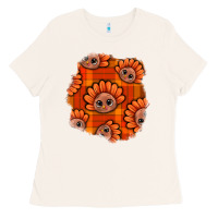 Thanksgiving Turkey With Tartan Patch Ladies Tee | Teevron