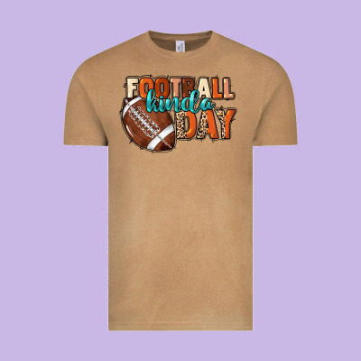 Football Kinda Day Vintage Tee Designed By Nancycooperartshop