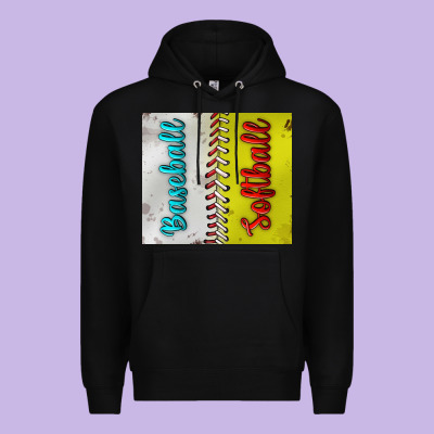 Baseball And Softball Tumbler Premium Hoodie Designed By Bundleandbundleshop