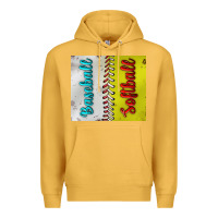 Mustard Baseball And Softball Tumbler Premium Hoodie - BundleAndBundleShop