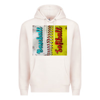 Pale Pink Baseball And Softball Tumbler Premium Hoodie - BundleAndBundleShop