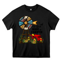 Black so god made a farmer Heavy Core Tee - JahusDesignShop