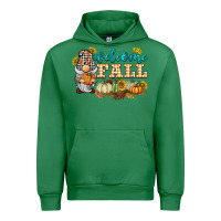Emerald welcome fall gnome Urban Hoodie - BarkalooDesign