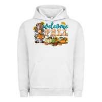Pigment Lunar Rock welcome fall gnome Urban Hoodie - BarkalooDesign