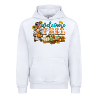 White welcome fall gnome Urban Hoodie - BarkalooDesign