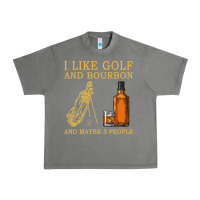 Tornado I Like Bourbon and Golf and Maybe 3 People Whiskey Urban Heavy Tee - tuanDangUi