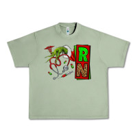 Oil Green Christmas Character  Nurse Urban Heavy Tee - NancyCooperArtShop