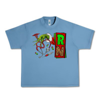 Pebble Blue Christmas Character  Nurse Urban Heavy Tee - NancyCooperArtShop