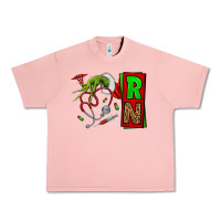 Salmon Christmas Character  Nurse Urban Heavy Tee - NancyCooperArtShop