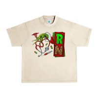Sandshell Christmas Character  Nurse Urban Heavy Tee - NancyCooperArtShop