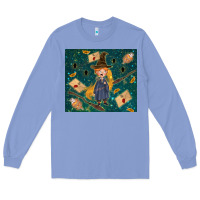 Colony Blue wizard boy with mouse Long Sleeve Tee - TumblerDesignByShophia