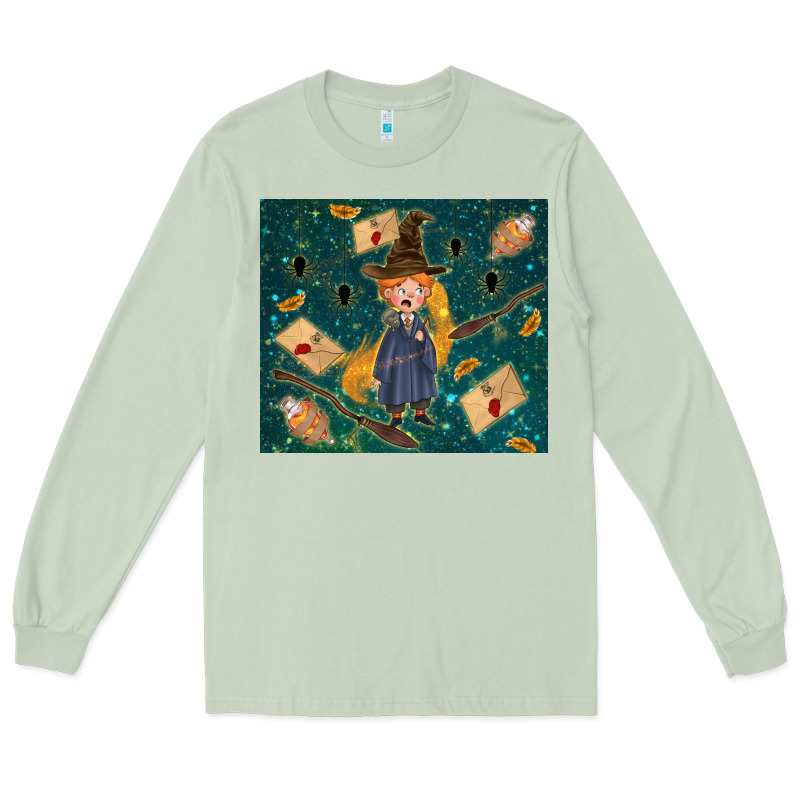 Wizard Boy With Mouse Long Sleeve Tee by TumblerDesignByShophia | Teevron