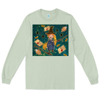 Matcha wizard boy with mouse Long Sleeve Tee - TumblerDesignByShophia