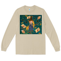 Mushroom wizard boy with mouse Long Sleeve Tee - TumblerDesignByShophia