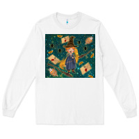 White wizard boy with mouse Long Sleeve Tee - TumblerDesignByShophia