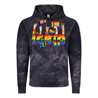 Cloud Black LGBTQ+ Vintage Hoodie - NancyCooperArtShop