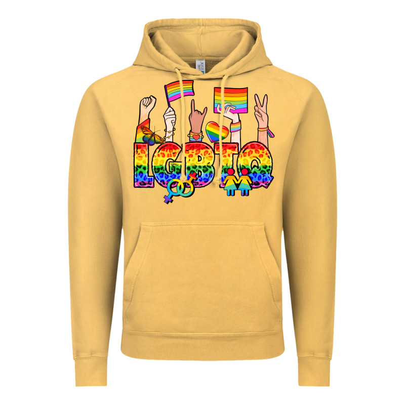 Lgbtq+ Vintage Hoodie by NancyCooperArtShop | Teevron