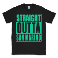 Black Straight Outta San Marino Classic Tee - Bettercallsaul