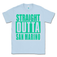 Dusty Blue Straight Outta San Marino Classic Tee - Bettercallsaul