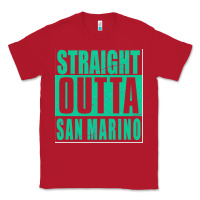 Red Straight Outta San Marino Classic Tee - Bettercallsaul