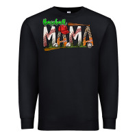 Black baseball mama Premium Sweatshirt - SublimationCraftShop