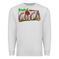 Dove Grey baseball mama Premium Sweatshirt - SublimationCraftShop