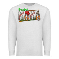 Oatmeal Heather baseball mama Premium Sweatshirt - SublimationCraftShop