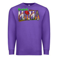 Purple baseball mama Premium Sweatshirt - SublimationCraftShop