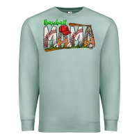 Seafoam baseball mama Premium Sweatshirt - SublimationCraftShop