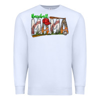 White baseball mama Premium Sweatshirt - SublimationCraftShop