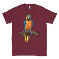 Burgundy blue throated macaw Classic Tee - LillyAllenDesigns