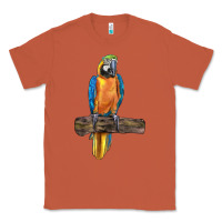 Copper blue throated macaw Classic Tee - LillyAllenDesigns