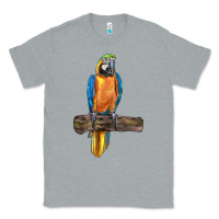 Heather Grey blue throated macaw Classic Tee - LillyAllenDesigns