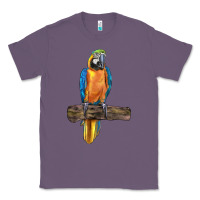 Lavender blue throated macaw Classic Tee - LillyAllenDesigns
