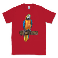 Red blue throated macaw Classic Tee - LillyAllenDesigns