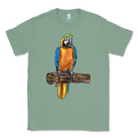 Sage blue throated macaw Classic Tee - LillyAllenDesigns