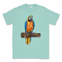 Seafoam blue throated macaw Classic Tee - LillyAllenDesigns