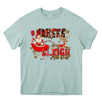 Nurses Sleigh All Day Heavy Core Tee | Teevron