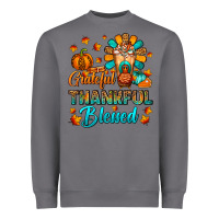 Storm Grateful Thankful Blessed Thanksgiving Cold Drink Heavyweight Sweatshirt - FaDigitalArtStudio