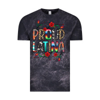 Cloud Black Proud Latina Vintage Tee - texasbilliewilder