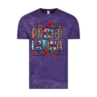 Cloud Purple Proud Latina Vintage Tee - texasbilliewilder