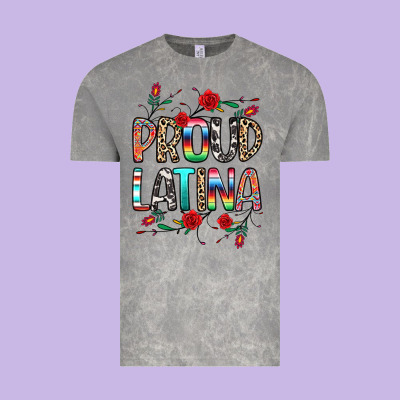 Proud Latina Vintage Tee Designed By Texasbilliewilder