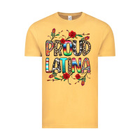 Vintage Mustard Proud Latina Vintage Tee - texasbilliewilder