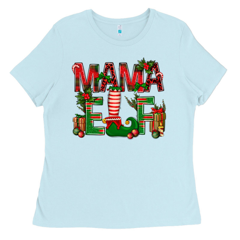 Christmas Mama Elf Ladies Tee by BundleAndBundleShop | Teevron