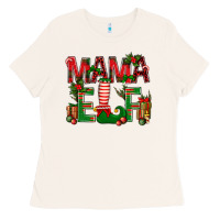 Bone Christmas Mama Elf Ladies Tee - BundleAndBundleShop
