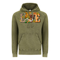 Vintage Olive Love Gnome Vintage Hoodie - texasbilliewilder