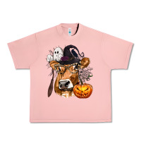Salmon Boo Heifer Cow Halloween Urban Heavy Tee - texasbilliewilder