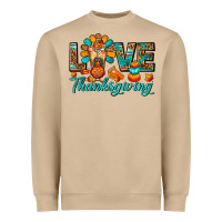 Mushroom Love Thanksgiving Gobble And Frappe Heavyweight Sweatshirt - FaDigitalArtStudio