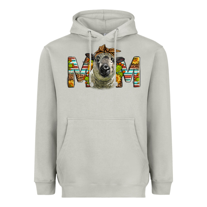 Hampshire Sheep Mom Mother's Day Heavyweight Hoodie by LillyAllenDesigns | Teevron