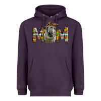 Plum hampshire sheep mom Mother's Day Heavyweight Hoodie - LillyAllenDesigns